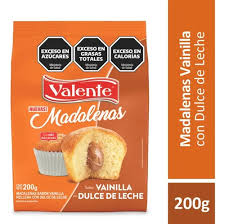 GALLETITAS VALENTE MADALENAS DULCE DE LECHE 180GRS  (comprando 3 o más prec
